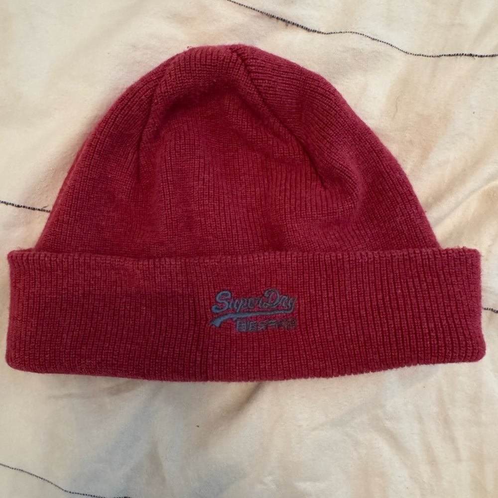 Superdry Red Beanie